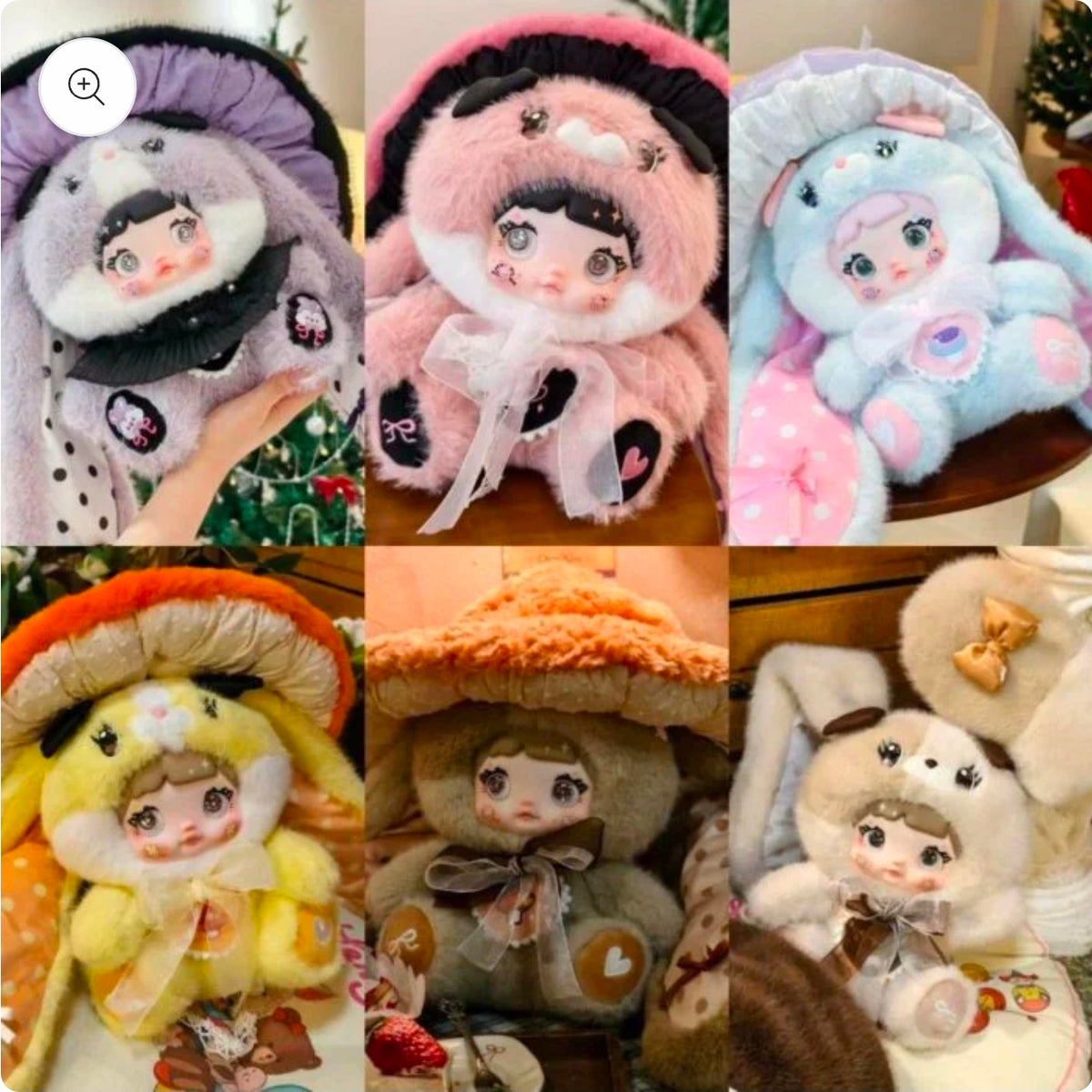 Top Toy Nommi-Mushroom Hat Plush Blind Box