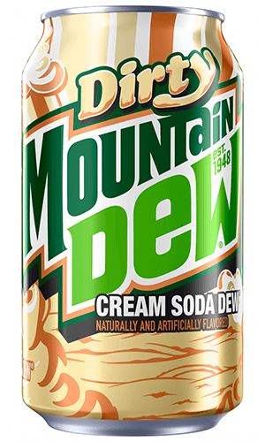 Mtn Dew Dirty Cream Soda 355ml