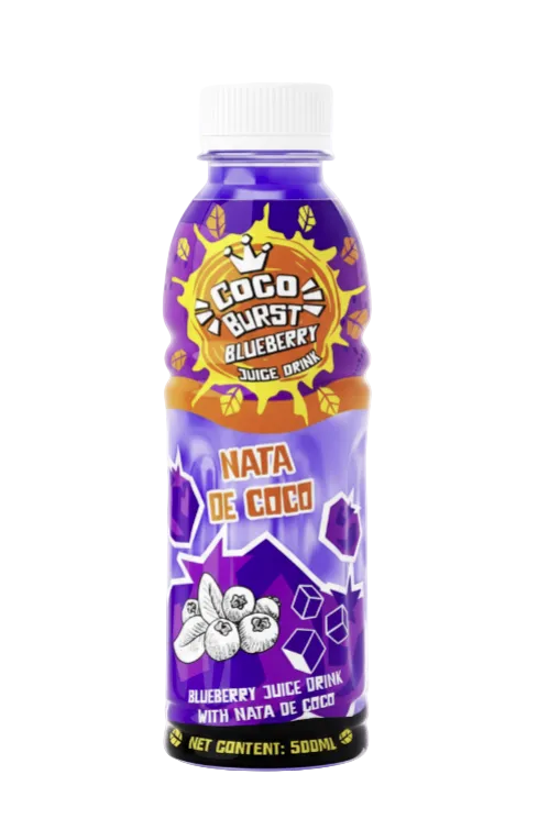 Coco Burst Blueberry juice drink with nata de coco 500ml
