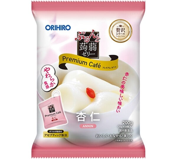 ORIHIRO Purunto Konnyaku Jelly Premium Cafe Annin With Almond