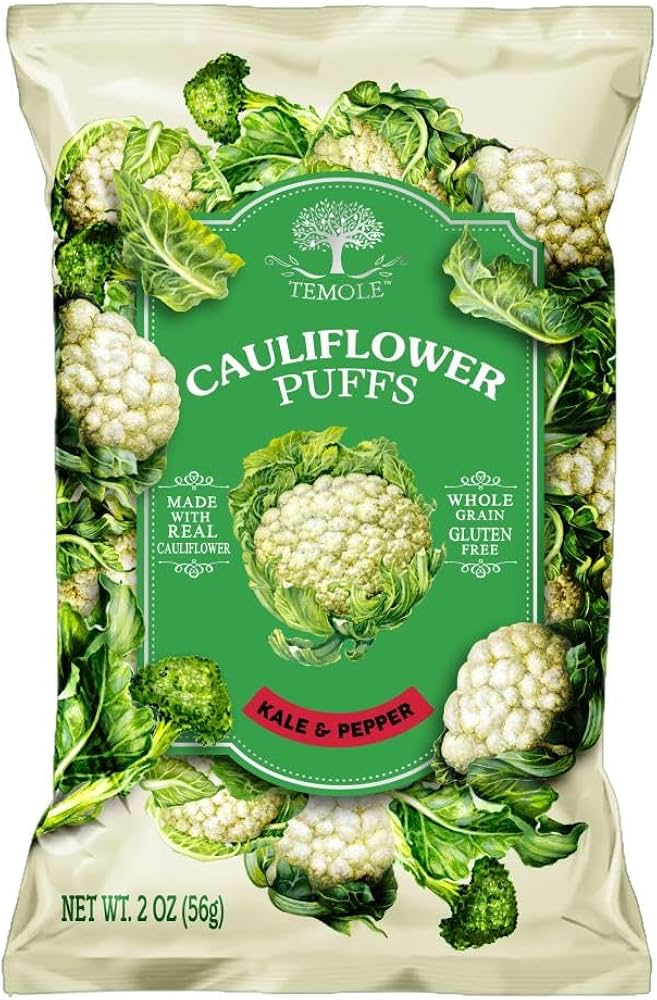 Cauliflower Puffs Kale Pepper 56g