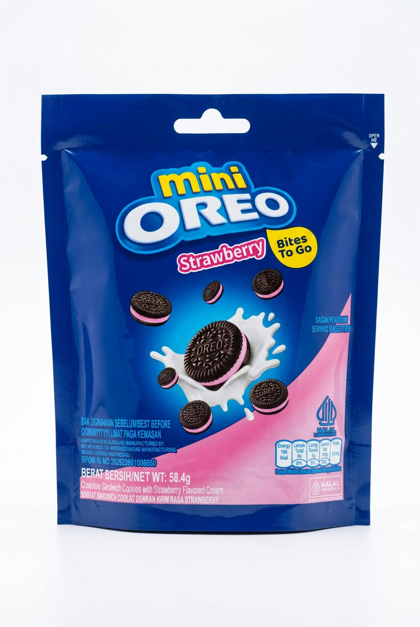 Oreo Mini Strawberry Bites To Go 58g