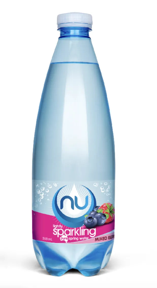 Nu Sparkling Water Mixed Berry 500ml