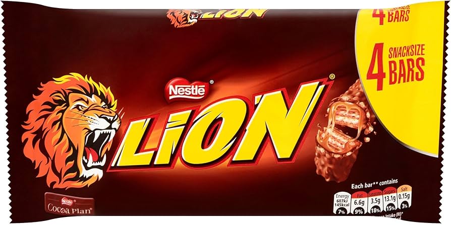 Nestle Lion Bar 4 Pack 120G