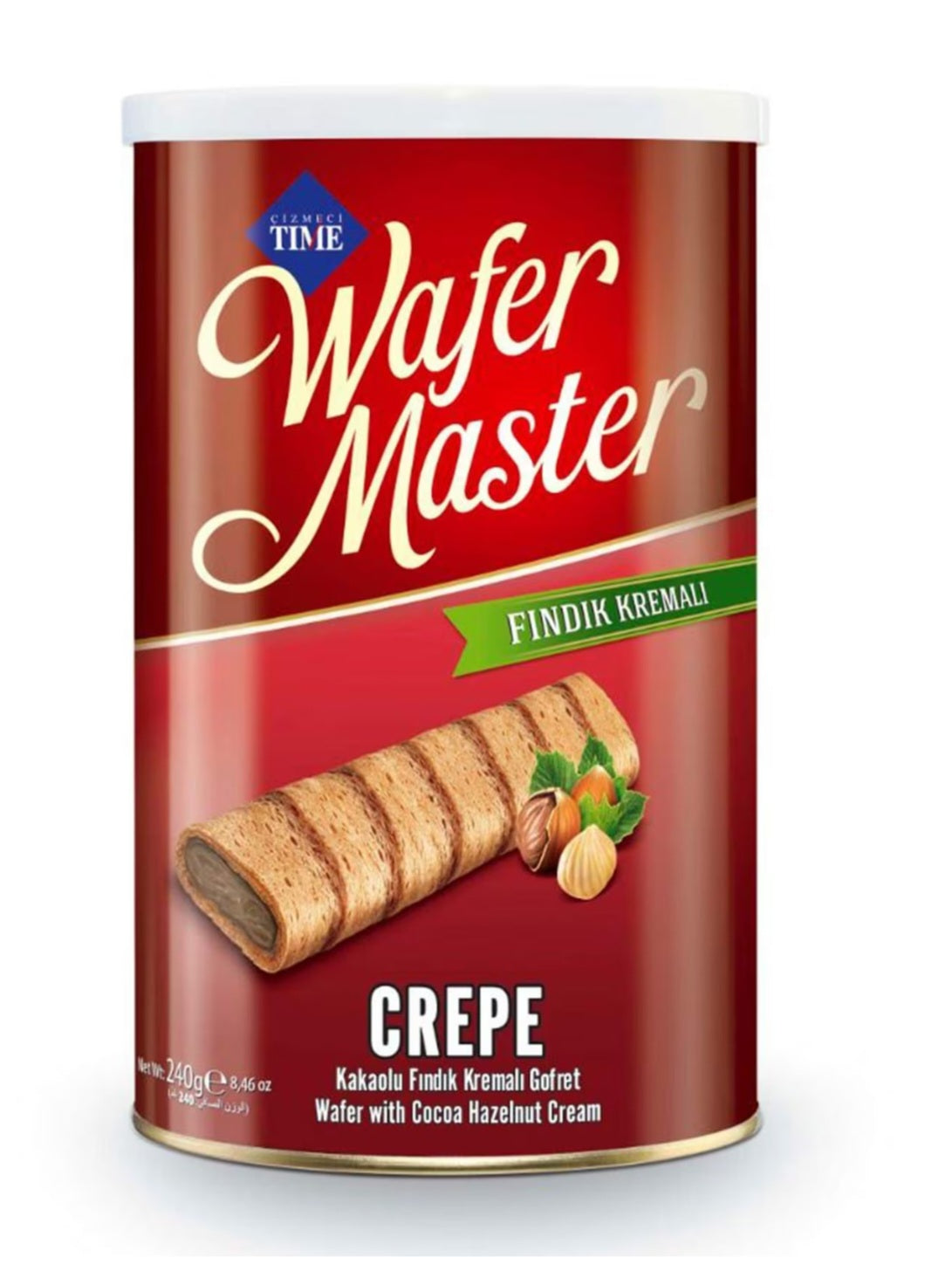 WAFER MASTER CREPE HAZELNUT 240G