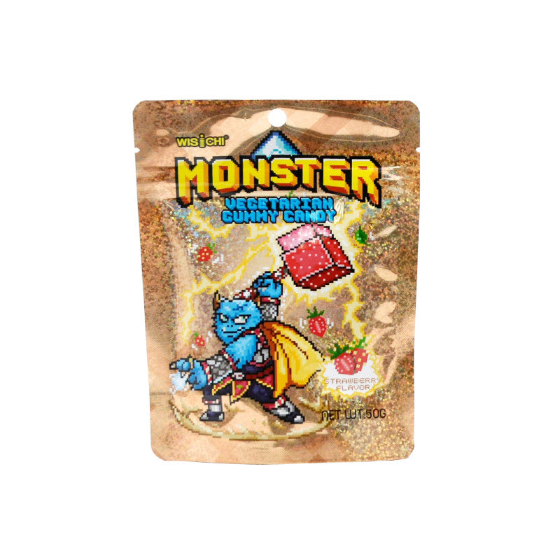 Monster Fruitastic Gummies Strawberry 50g