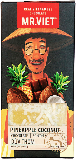 Mr. Viet White Choc Pineapple Coconut 60g