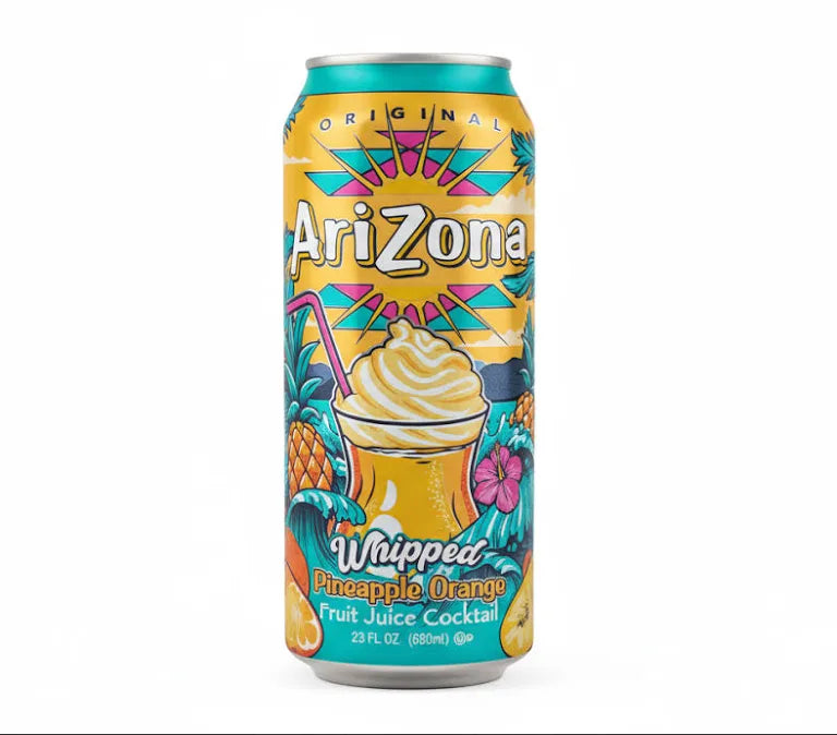 arizona whipped pineapple orange 660ml