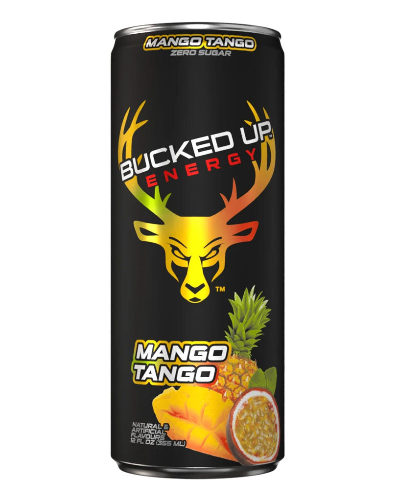 BUCKED UP ENERGY DRINK MANGO TANGO 355ML