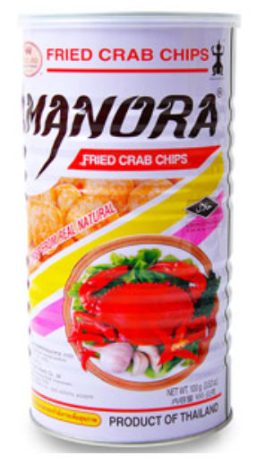 Manora Fried Crab Chips 90g