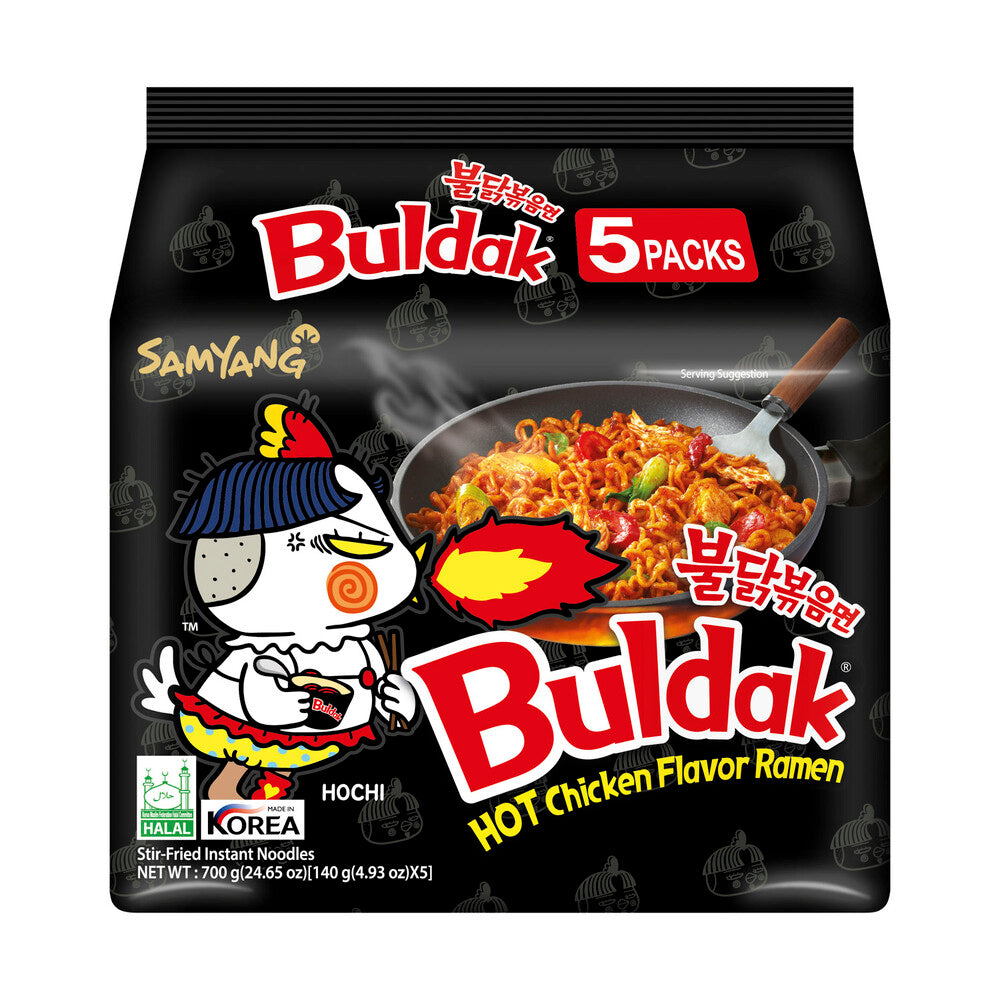 SAMYANG BULDAK HOT CHICKEN RAMEN (140G X 5)