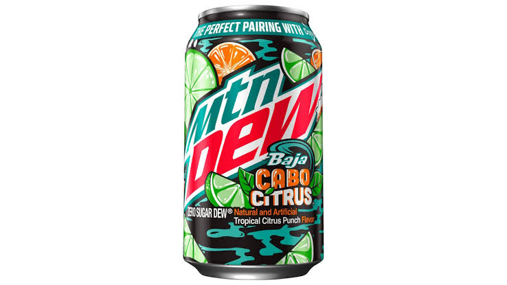 MTN DEW Baja Cabo Citrus Zero 355ml