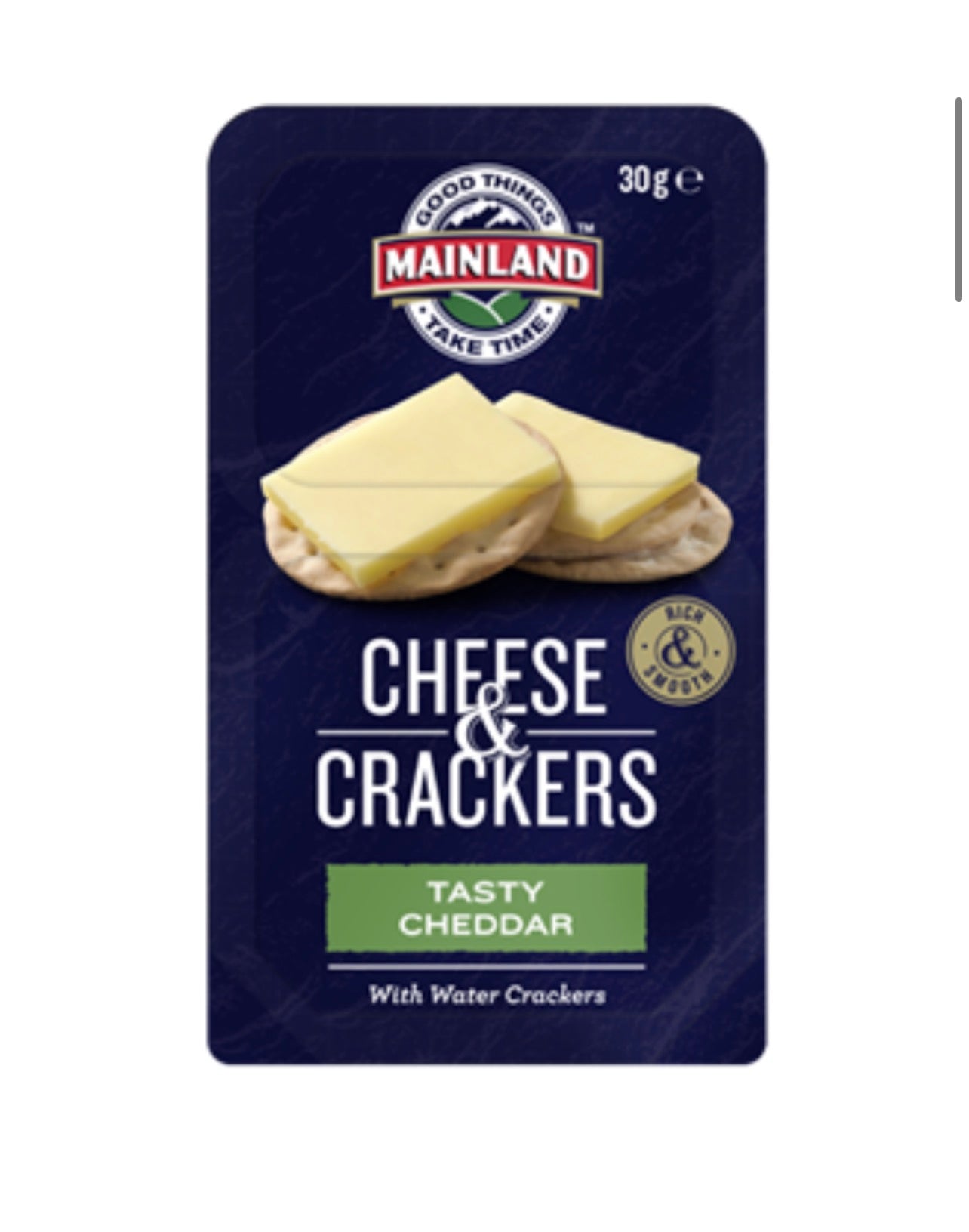 Mainland Cheese & Crackers Aged Cheddar 30g