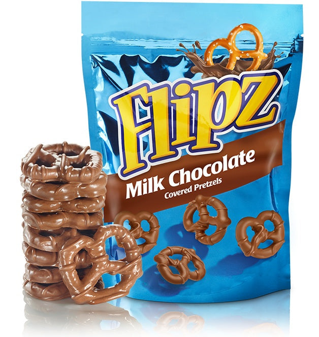 Flipz Milk Chocolate Pretzels 141g