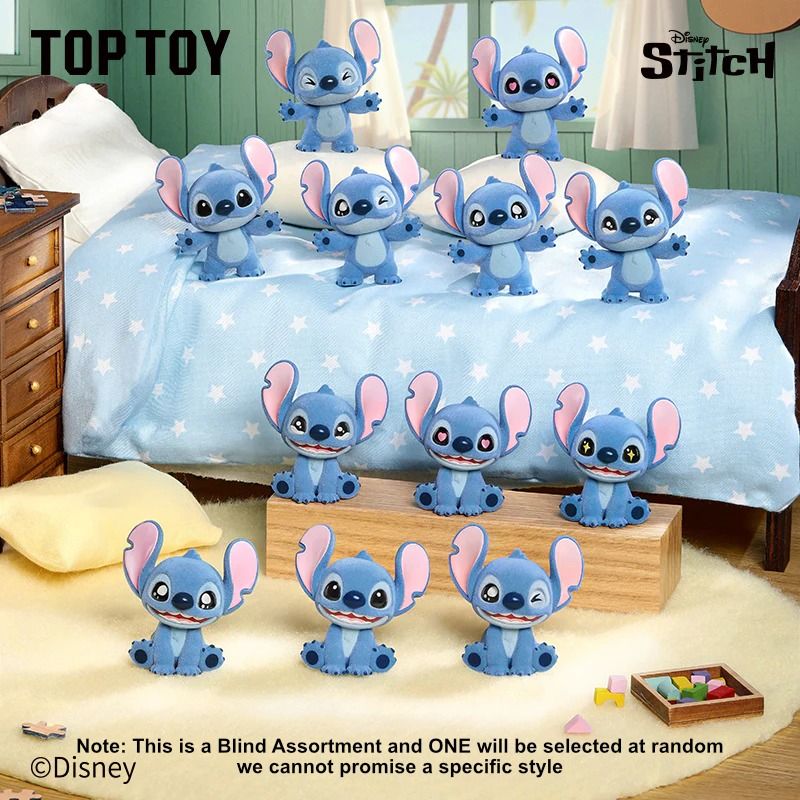 Top Toy Stitch Mini Fluffy Series Figures Surprise Bag