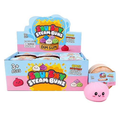 Squishy Steam Dumplings Solid Colours