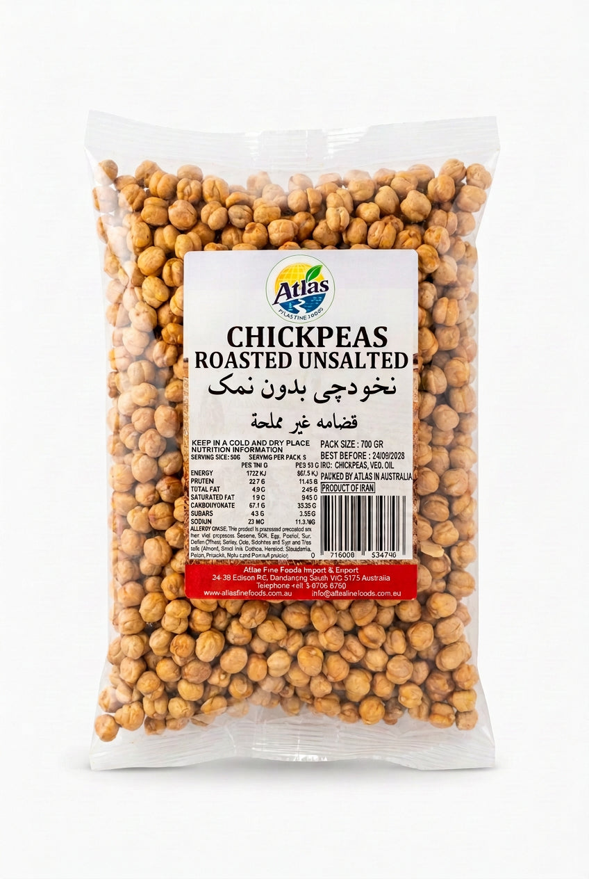 Roasted Chickpeas Unsalted 400g