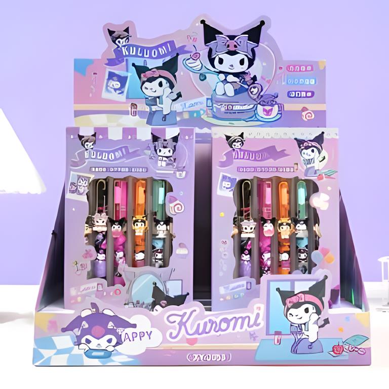 Kuromi Characters Pen Box of 6
