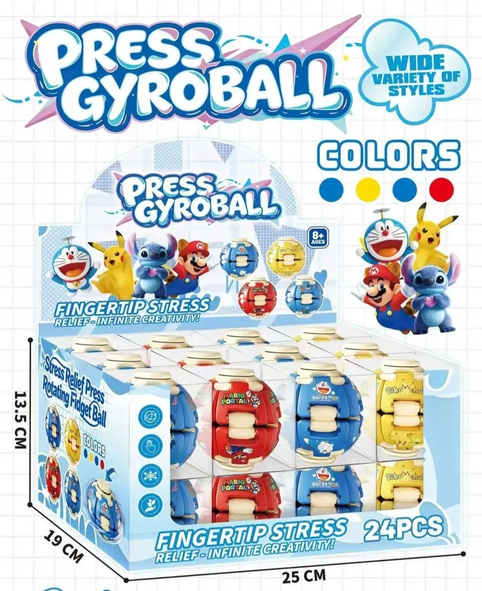 Fingertip stress press guroball