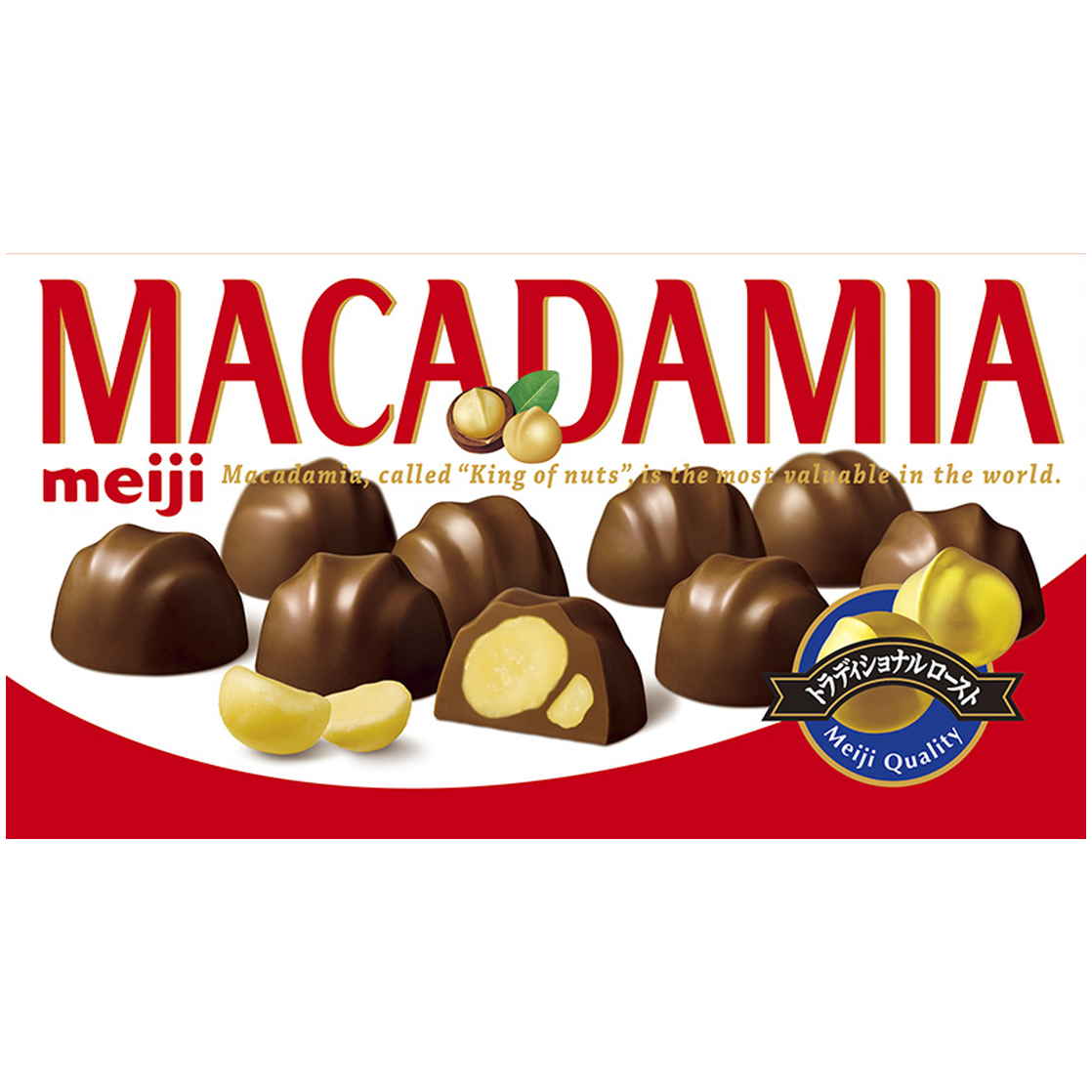 Meiji Macadamia Milk Chocolate 64g