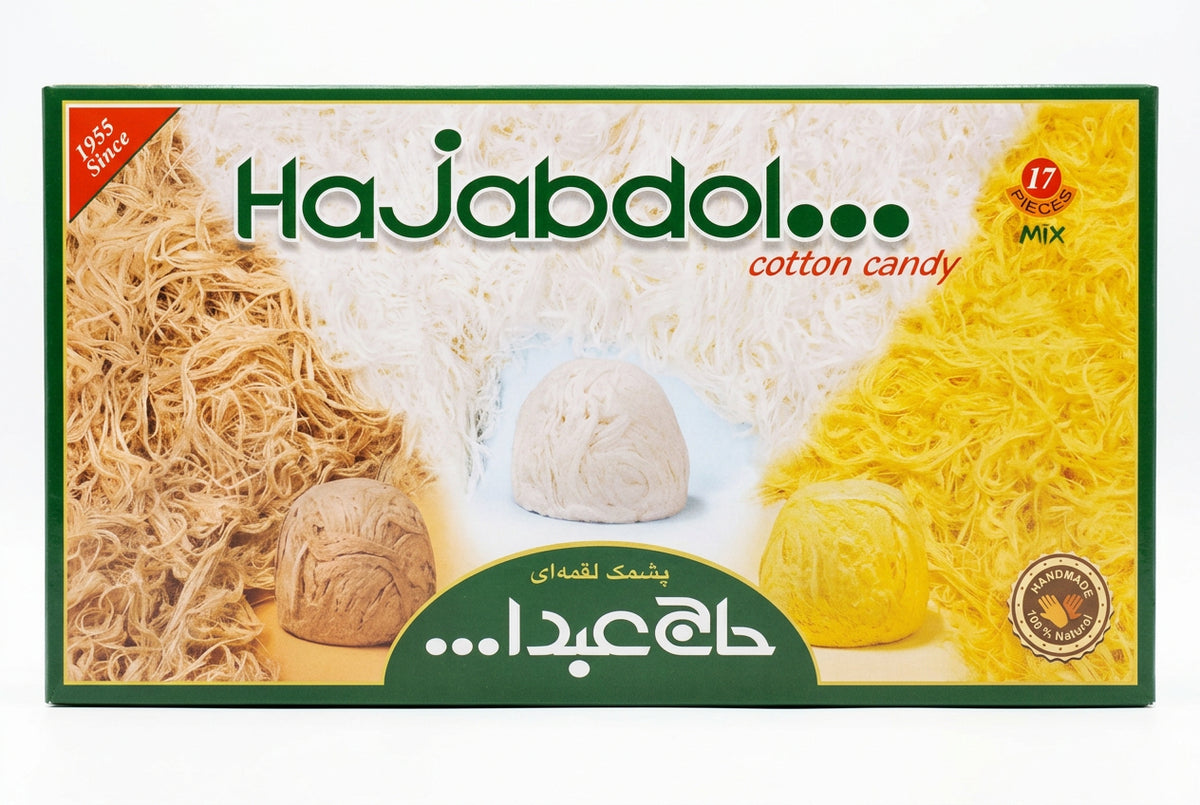 Hajabdol Cotton Candy Mixed Chocolate, Vanilla, Saffron  350g