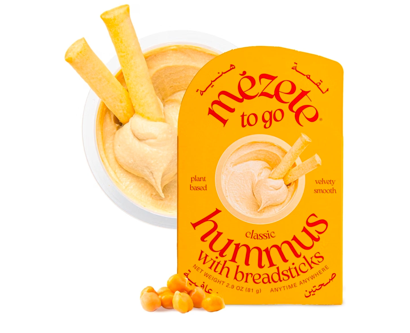 MEZETE HUMMUS CLASSIC W/ BREADSTICK 81G
