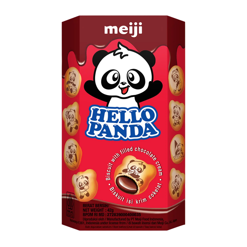 MEJI Hello Panda Biscut Chocolate Filling 42g