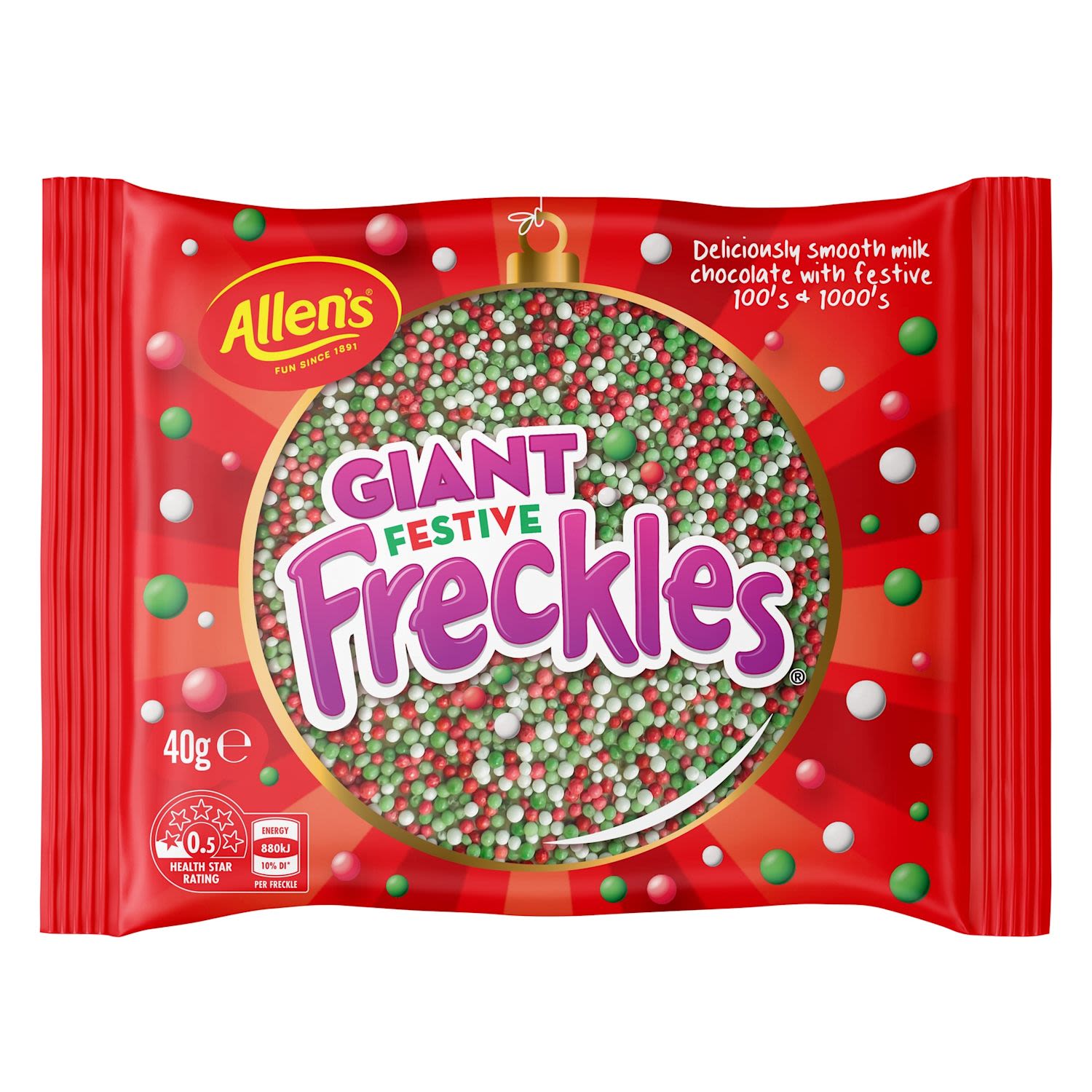 Allen's Giant Festive Freckles 40g
