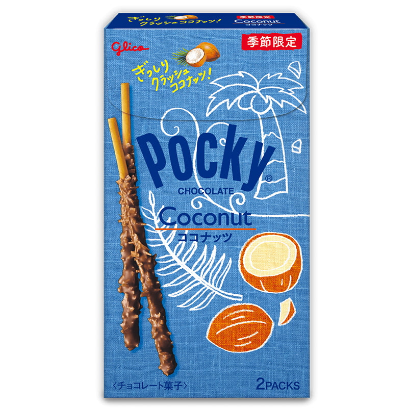 Pocky Coconut Biscuits Japanese 2p 50g