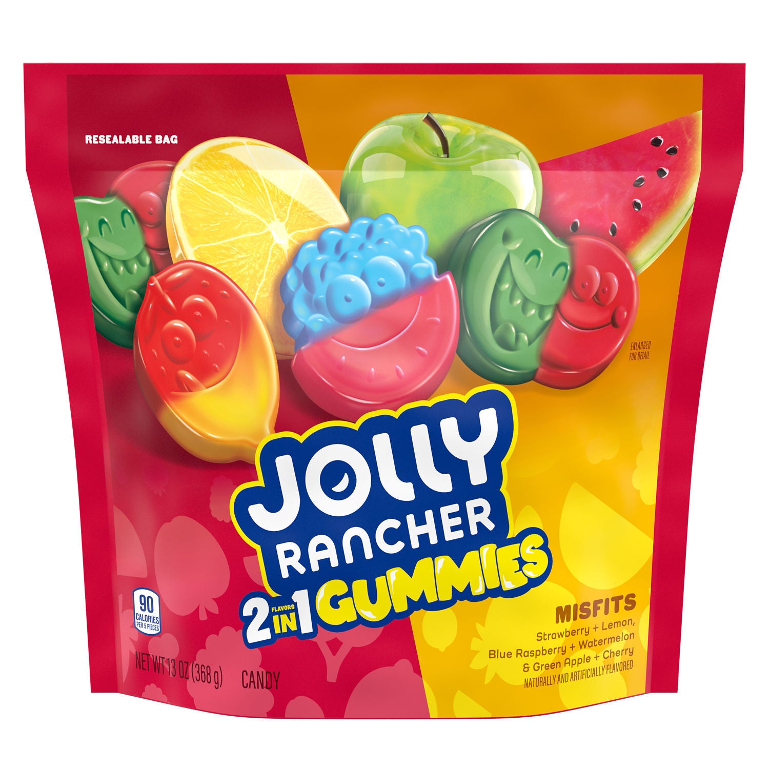 JOLLY RANCHER Gummies Misfits 2 in 1 368g