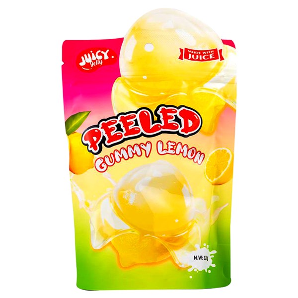 Peeled Lemon Gummy Candy 120g