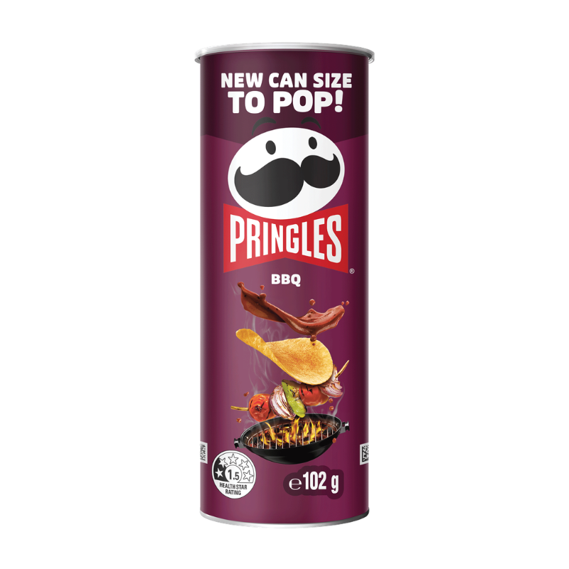 Pringles BBQ Flavour 102g