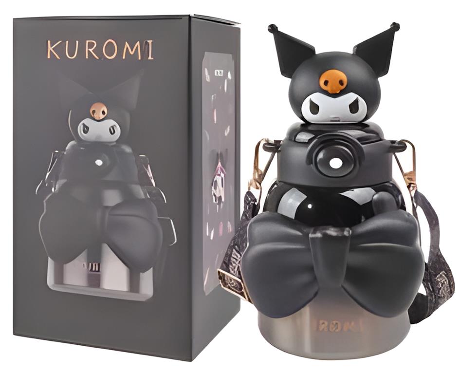 Kuromi Black Water Bottle 700ml