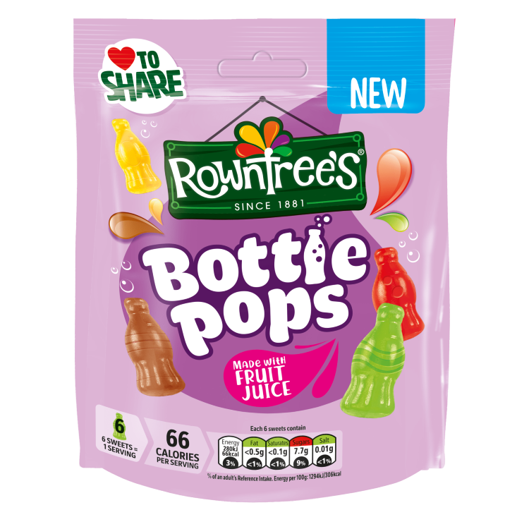 Rowntrees Bottle Pops 115g