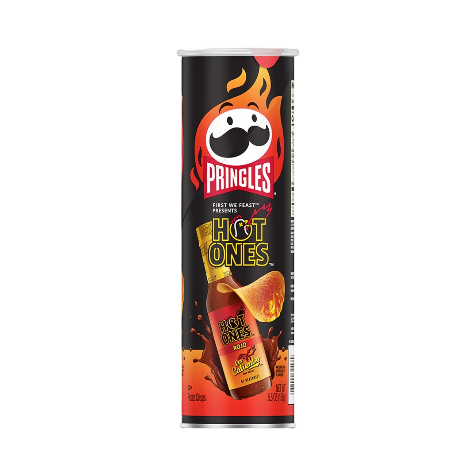 Pringles Hot Ones Rojo 158g