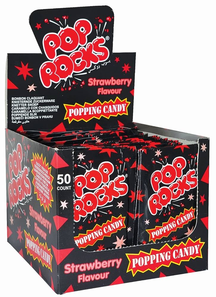 POP ROCKS Popping Candy Strawberry Flavour 7g