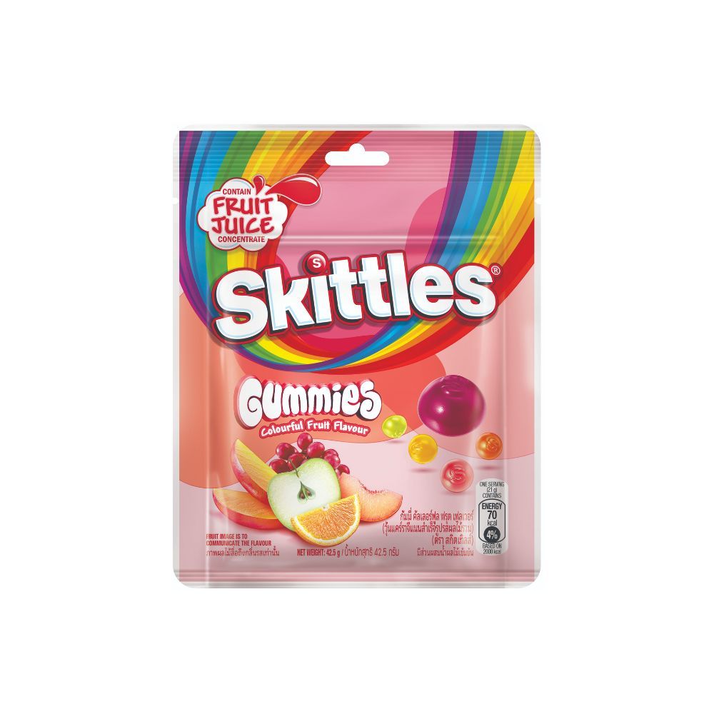 Skittle Gummies Colourful Fruit 42.5g