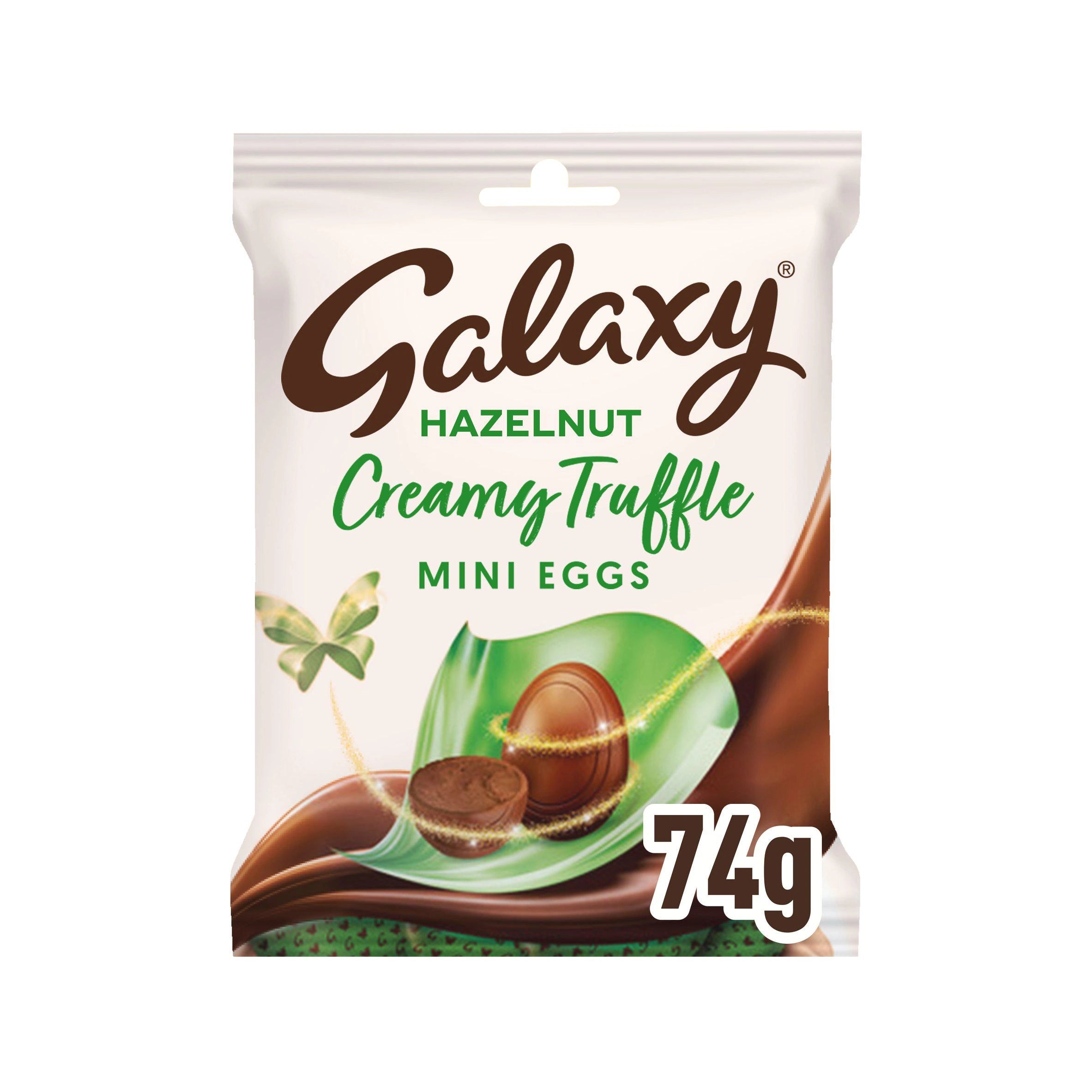 Galaxy Hazelnut Creamy Truffle Eggs 74g