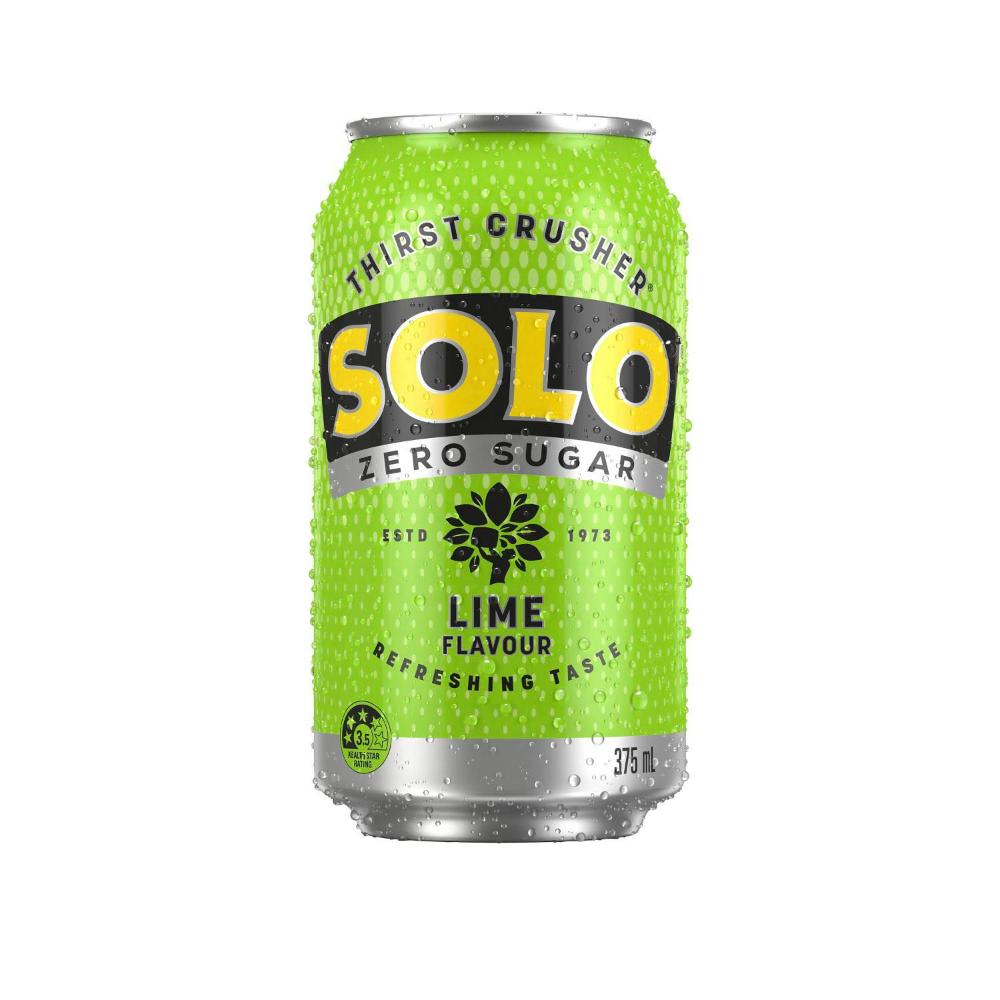 SOLO LIME ZERO SUGAR 375ml