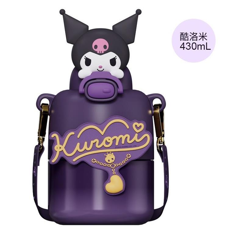 Kuromi Purple Water Bottle 430ml