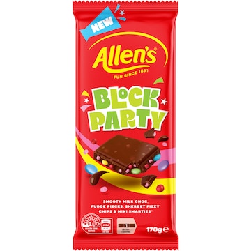 Allen’s Party Block Chocolate 170g