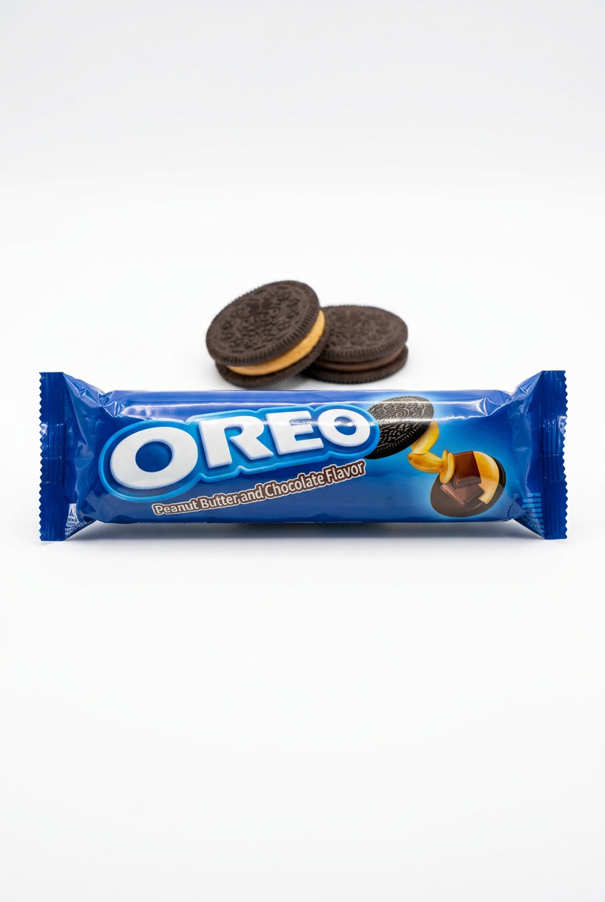 Oreo Peanut Butter & Chocolate Flavour Cookies 105g
