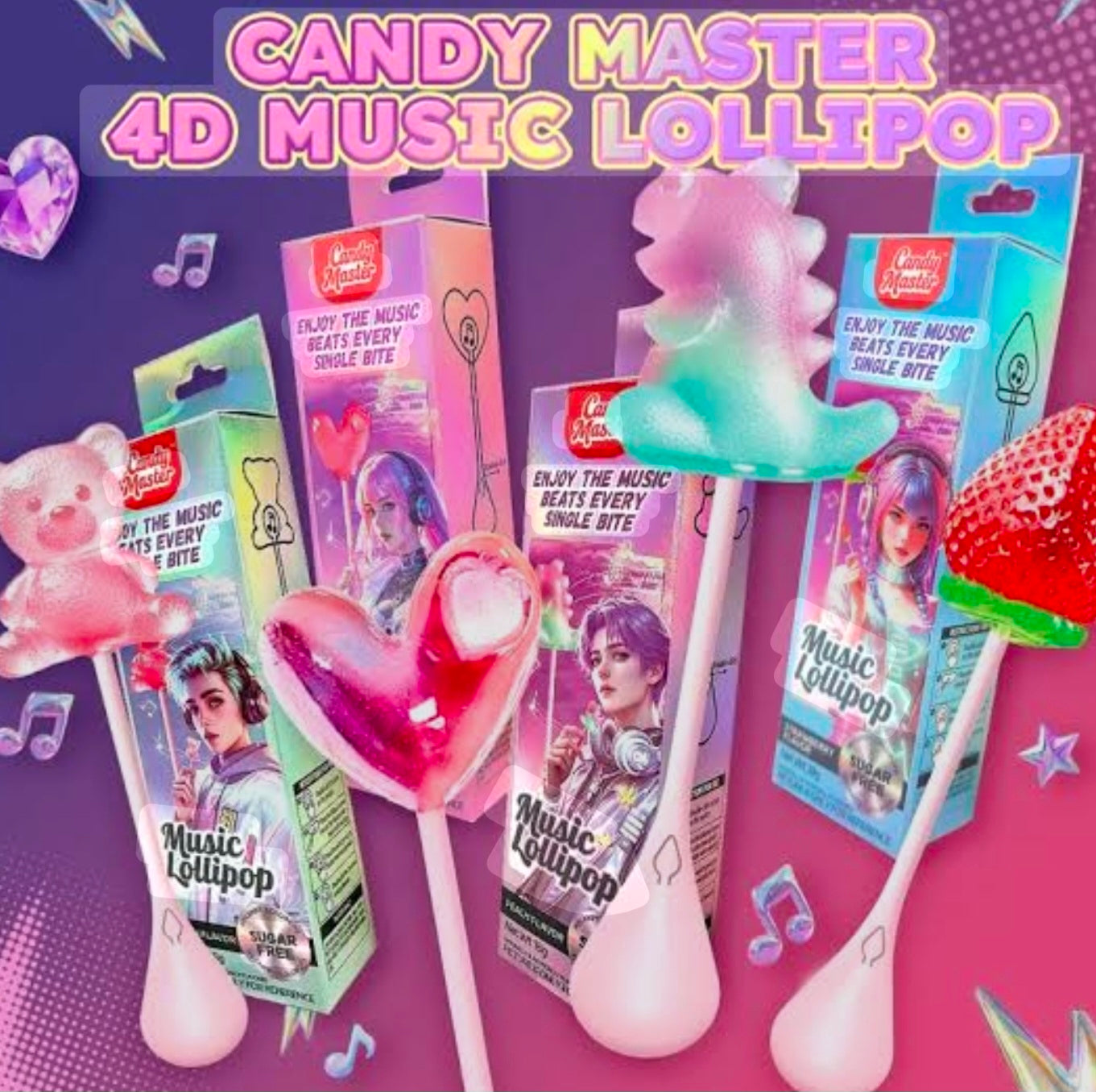Candy Master Music Lollipop