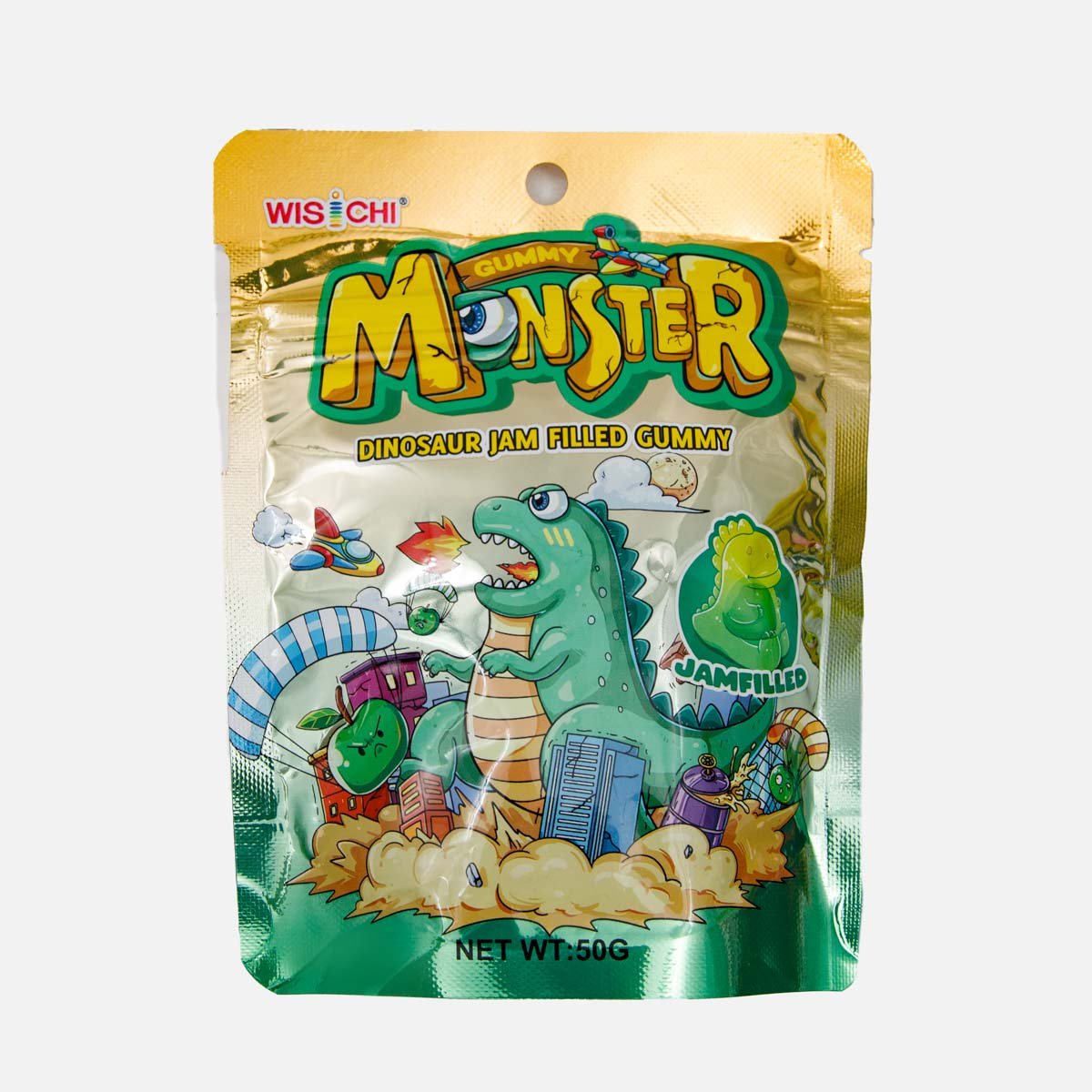Monster Fruitastic Gummies Dinosaur 50g