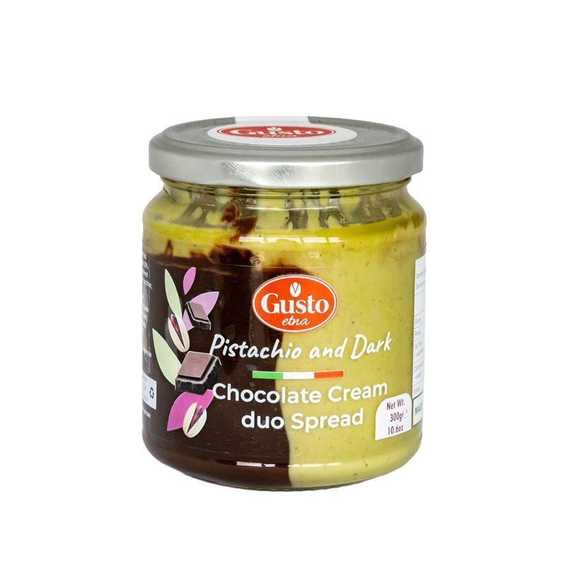 GUSTO ETNA DUO CREAM PISTACHIO & CHOCOLATE 300G