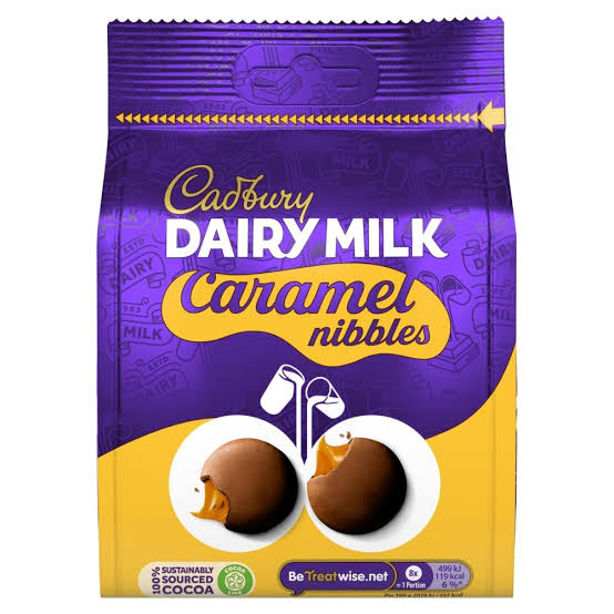 CADBURY DAIRY MILK BUTTONS CARAMEL NIBBLES 85G