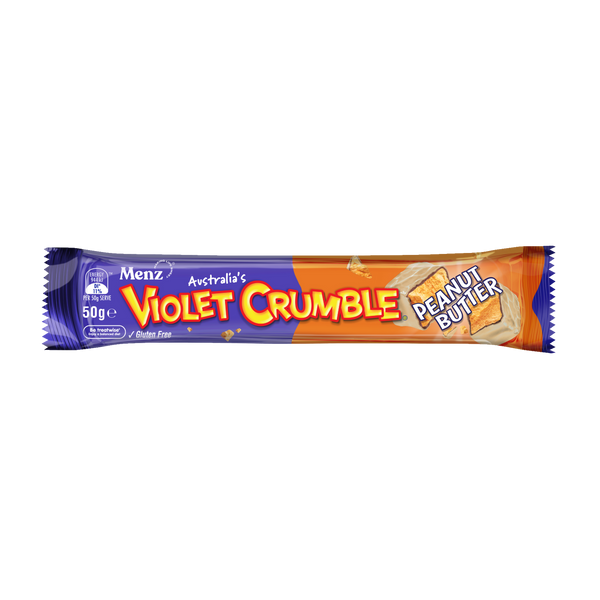 Violet Crumble Peanut Butter Bar 50g