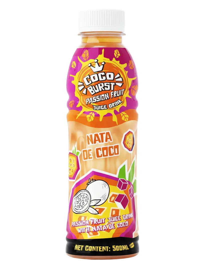 Coco Burst Passion Fruit juice drink with nata de coco 500ml