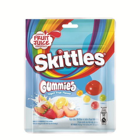 Skittle Gummies Yogurt Fruit 42.5g