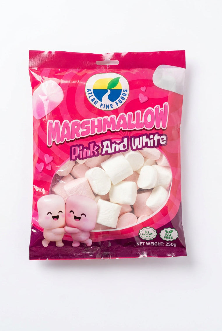 Marshmallow Pink & White 250g